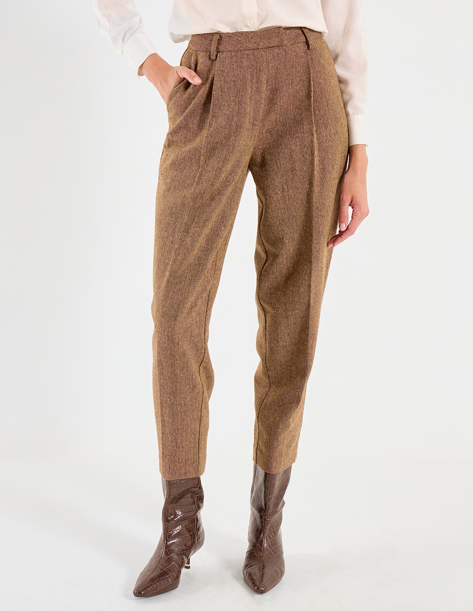 Pantalón de vestir straight para mujer