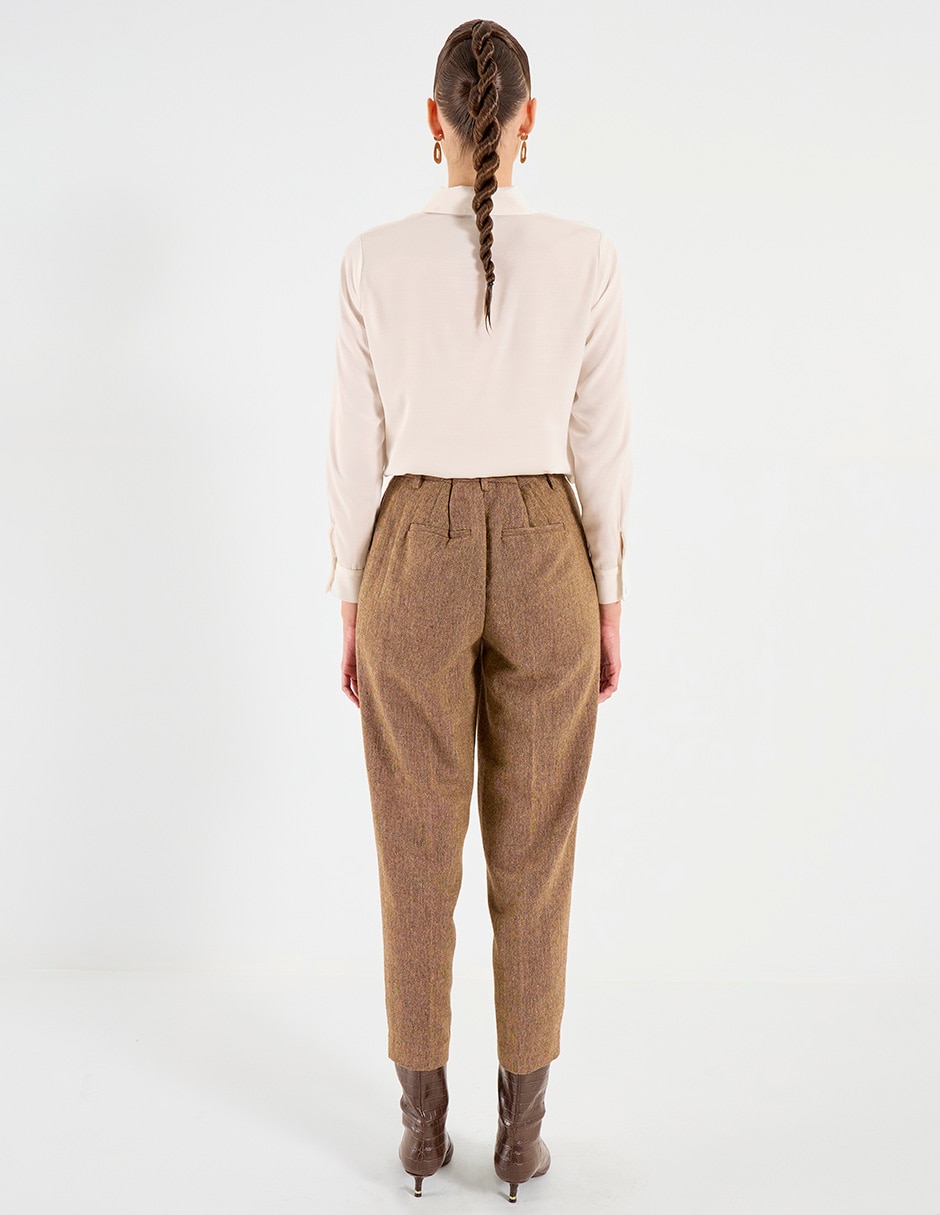 Pantalón de vestir straight para mujer