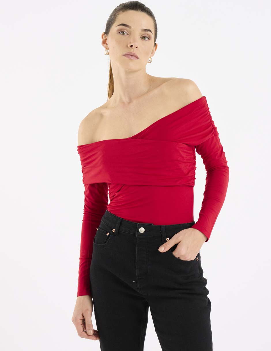 Blusa manga larga para mujer