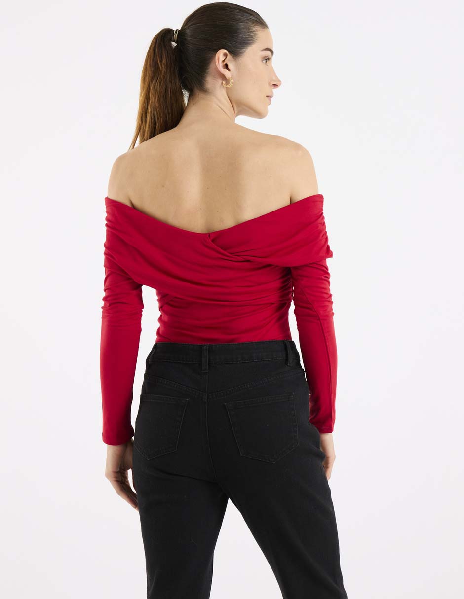 Blusa Map manga larga para mujer