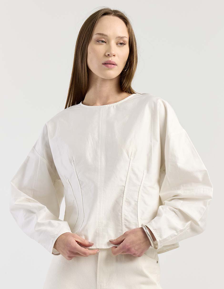 Blusa manga larga para mujer 1