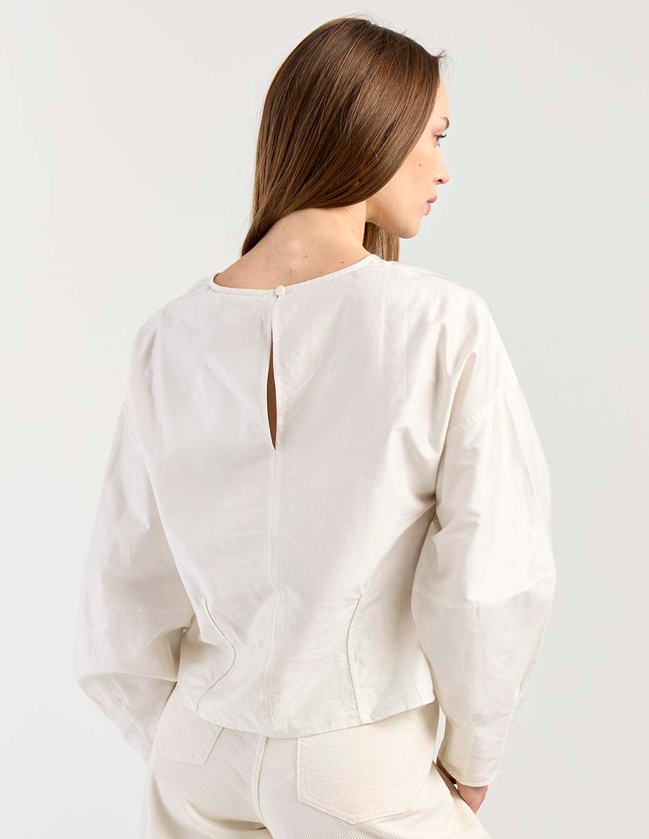 Blusa Map manga larga para mujer