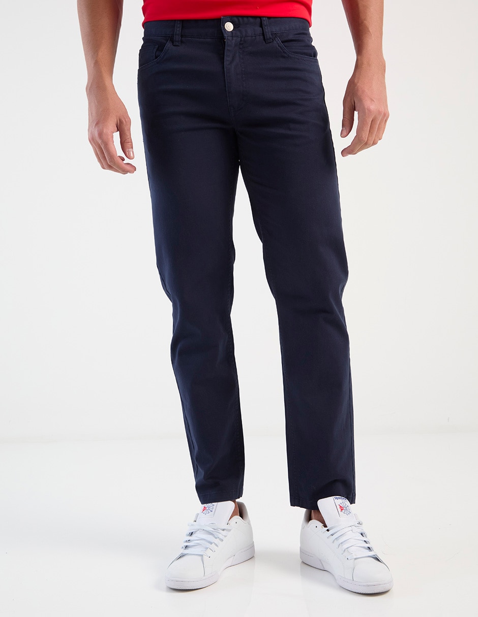 Pantalón chino slim de algodón para hombre Pantalón chino slim de algodón para hombre
