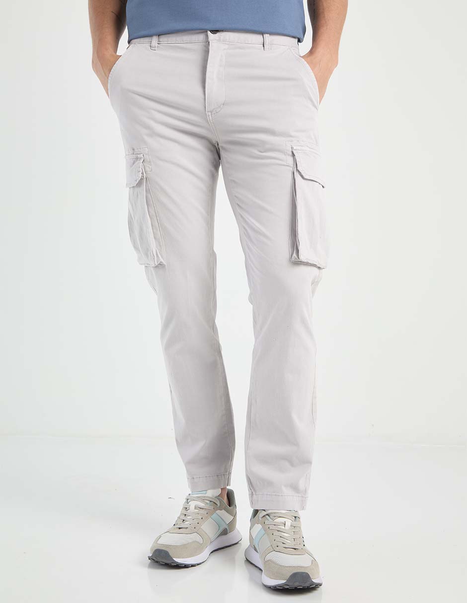 Pantalón cargo slim para hombre