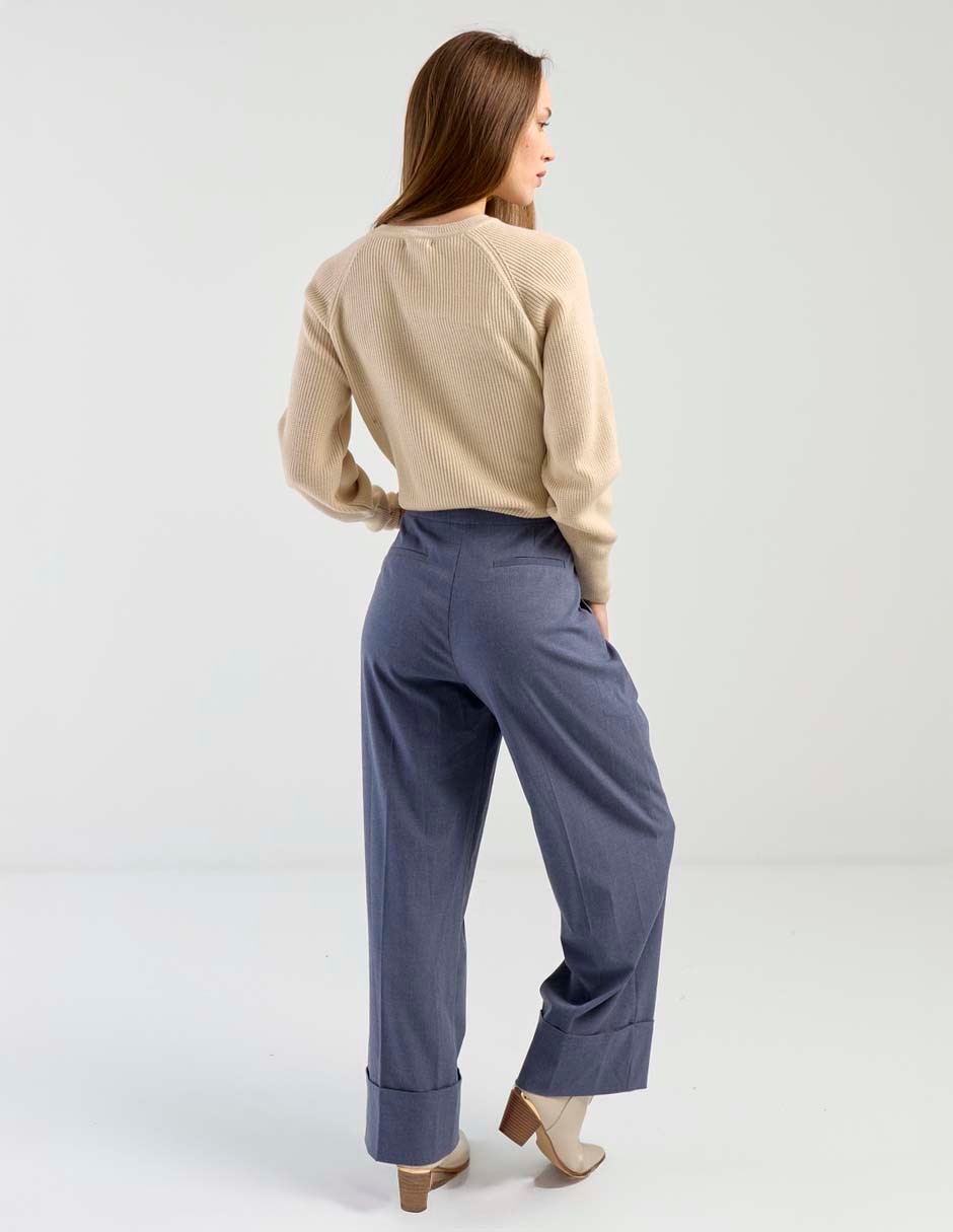 Pantalón relaxed amplio para mujer 2