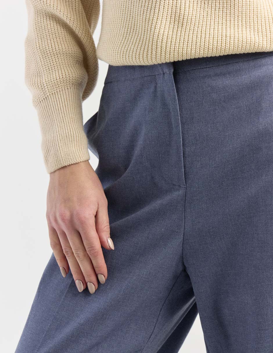 Pantalón relaxed amplio para mujer 4