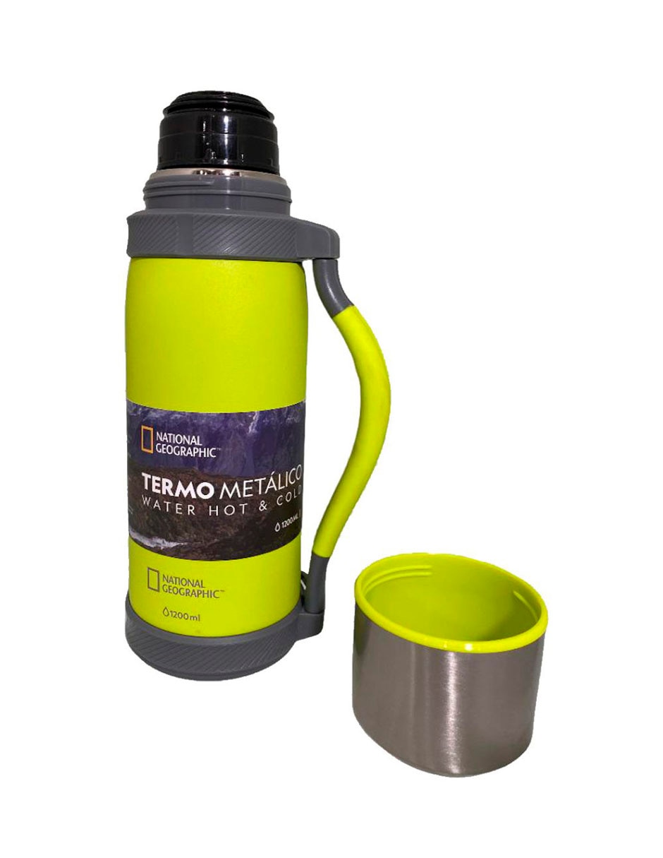 Termo de acero inoxidable con tapa rosca 3