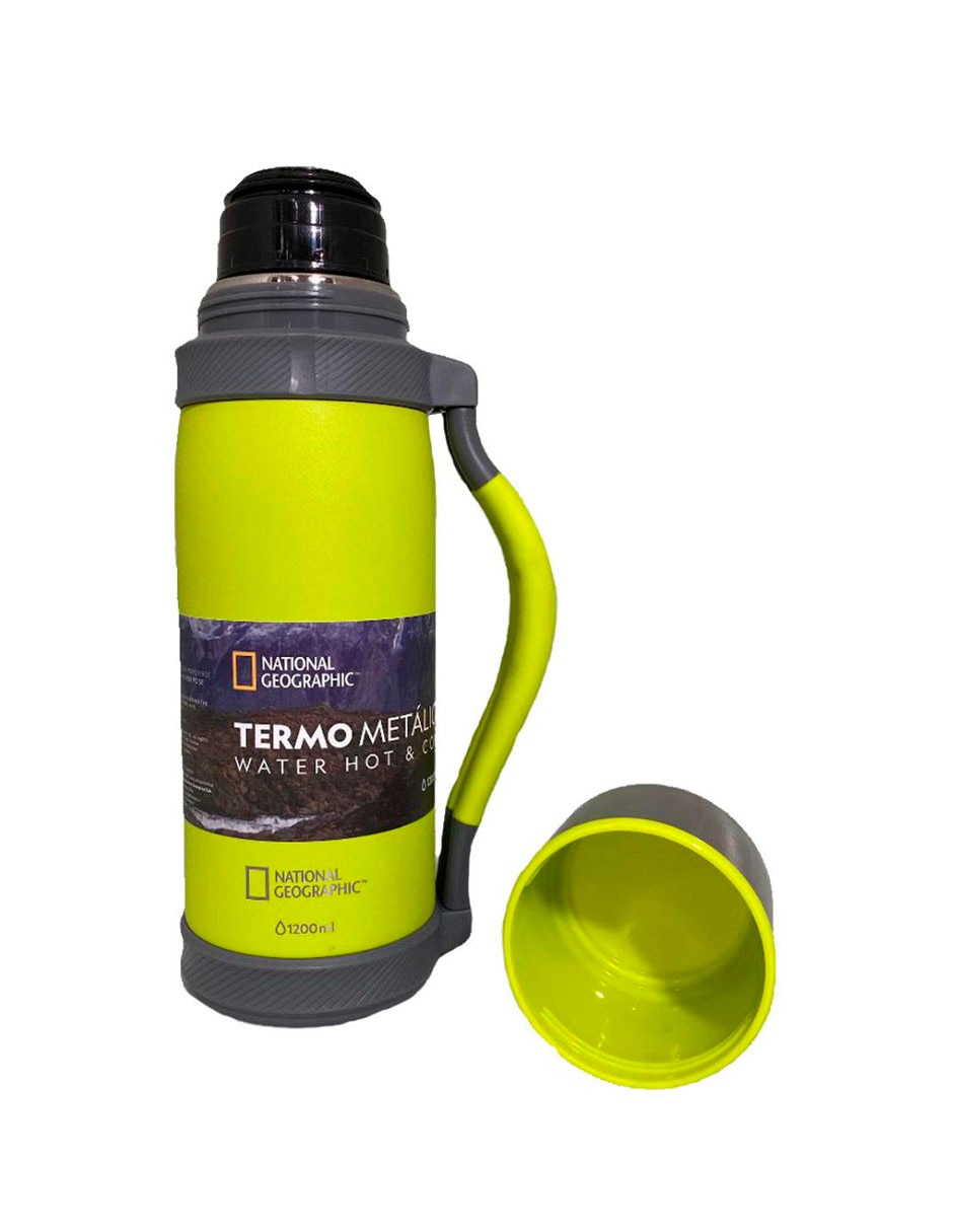 Termo de acero inoxidable con tapa rosca 4