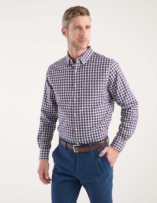 Camisa casual Jbe manga larga para hombre