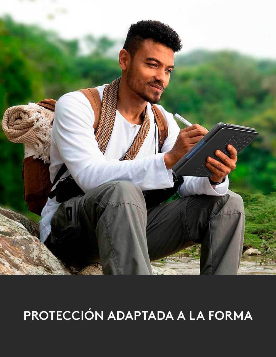 Teclado conexión inalámbrica Logitech Rugged Folio