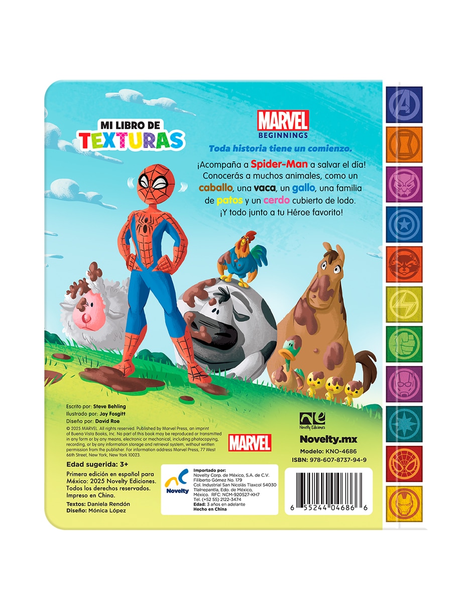 Libro Spider-Man Visita La Granja de Novelty Corp 2