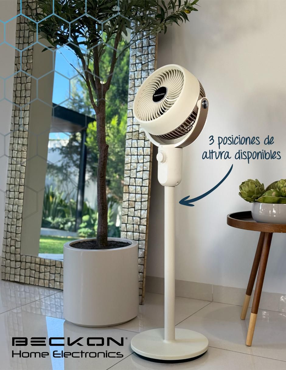 VENTILADOR DE PEDESTAL BV-45STA, BEIGEN 4