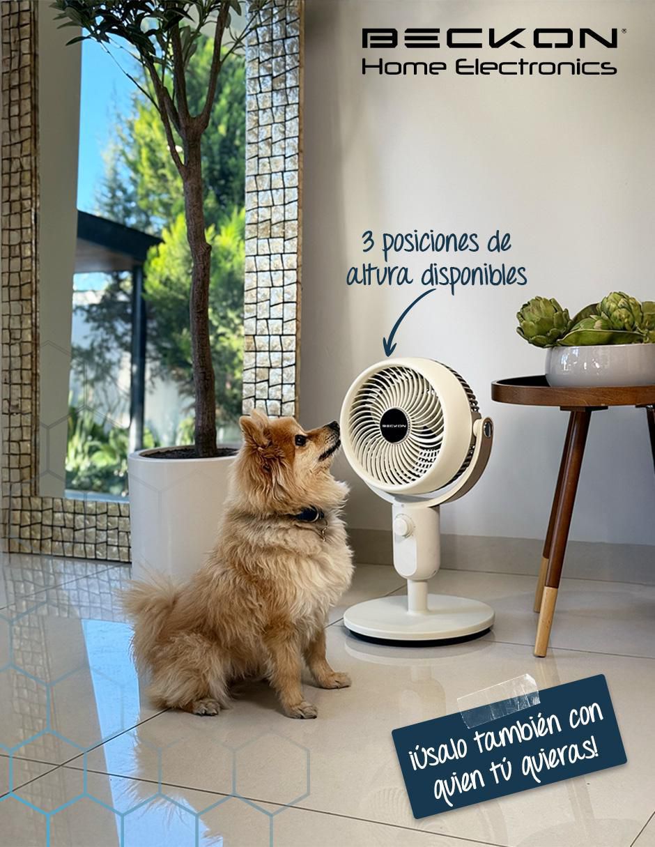 VENTILADOR DE PEDESTAL BV-45STA, BEIGEN 6