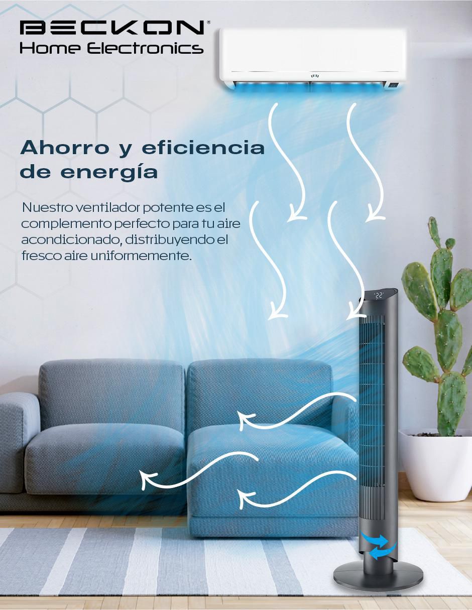 VENTILADOR DE TORRE BV-25FORCE , NEGRO