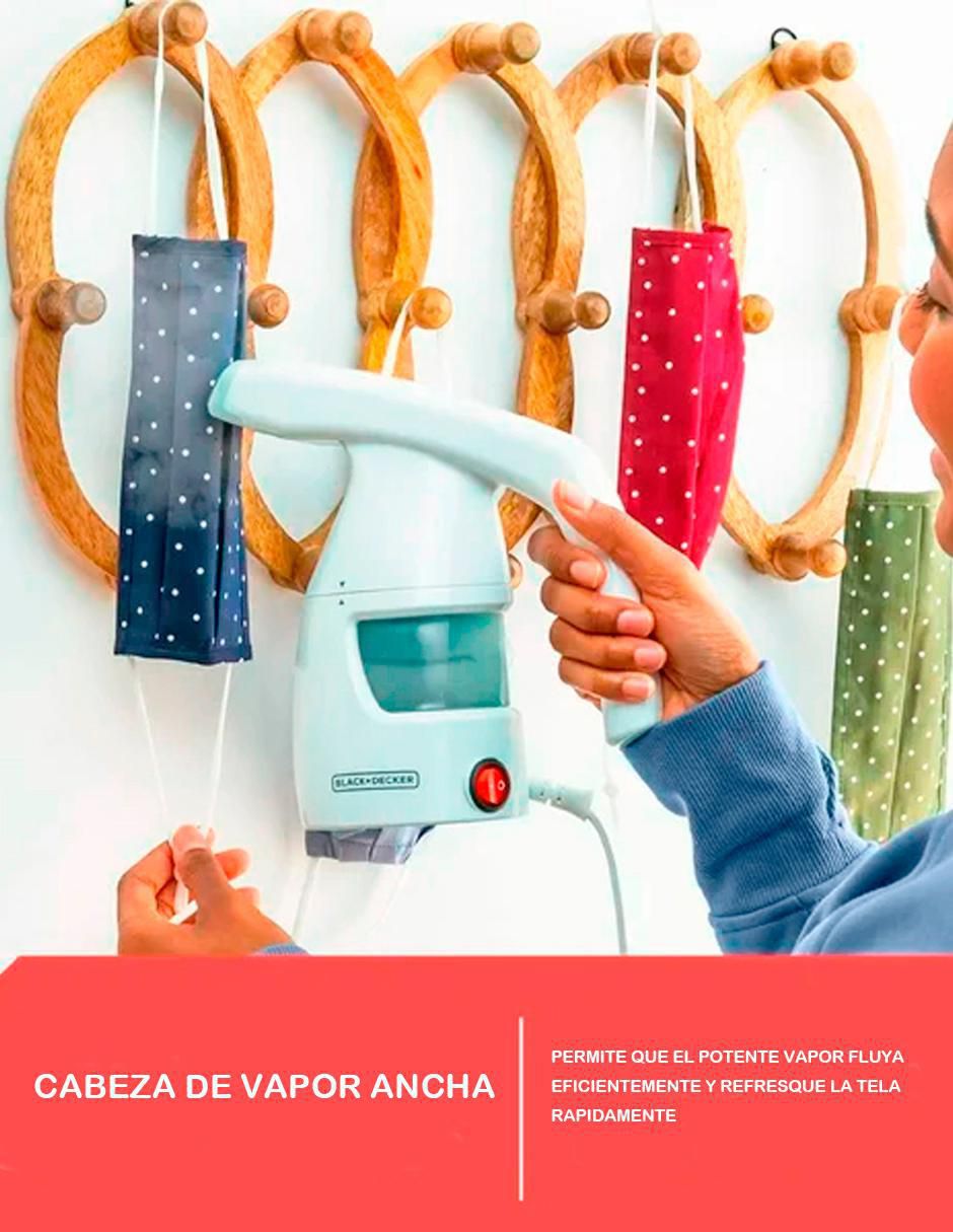 Central de vapor Black & Decker ge1024001 suela acero inoxidable 2