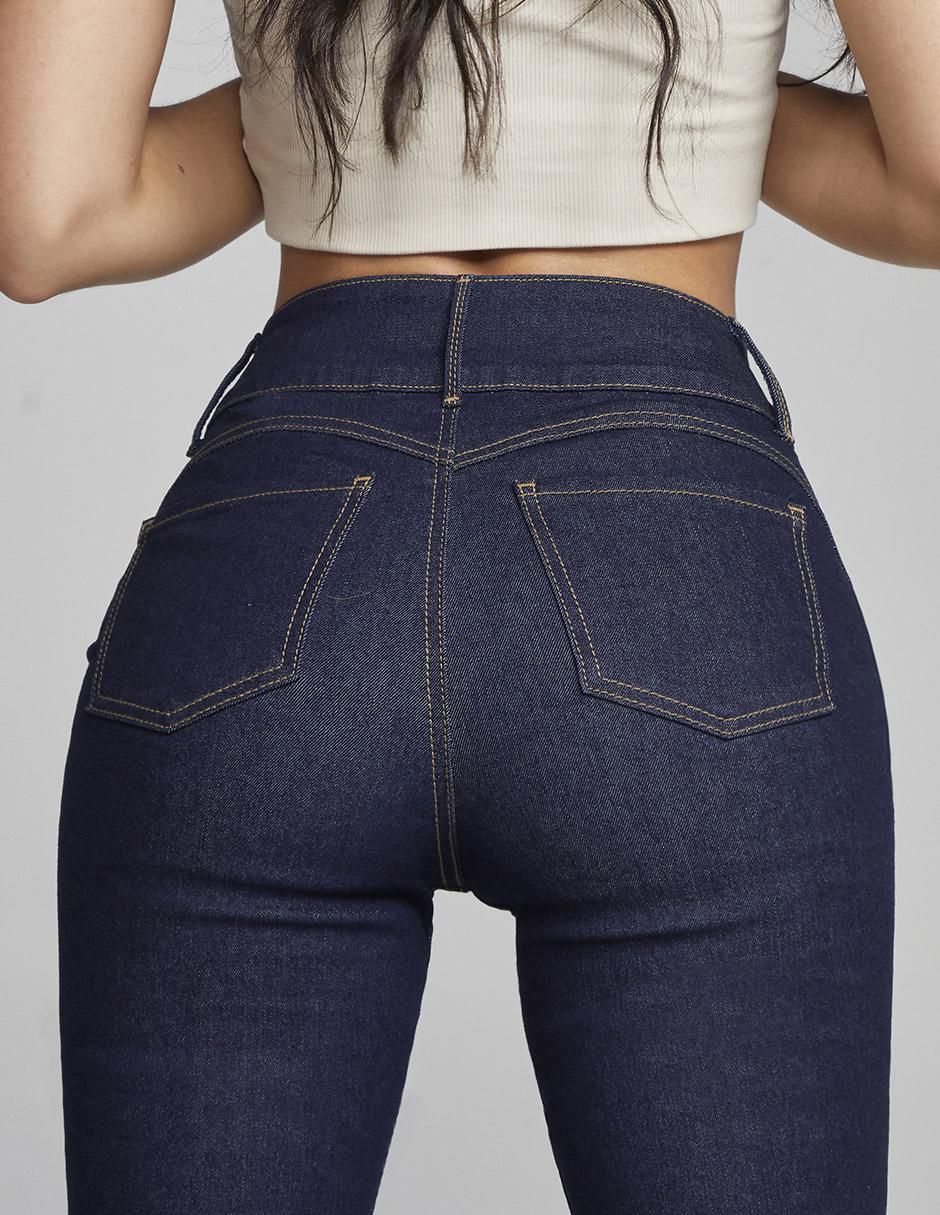 Jeans relaxed straight para mujer