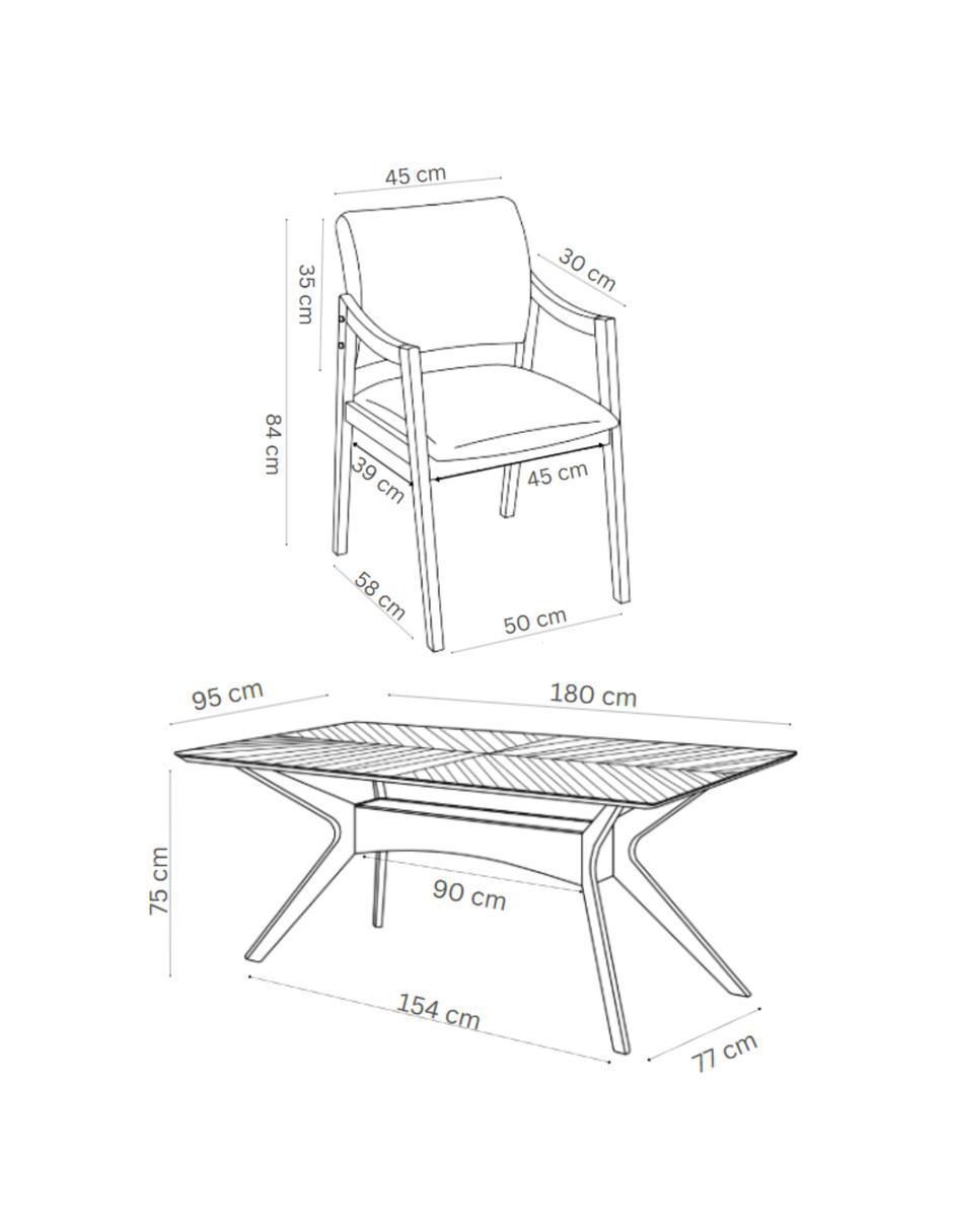 Comedor Ibiza para 6 personas 8