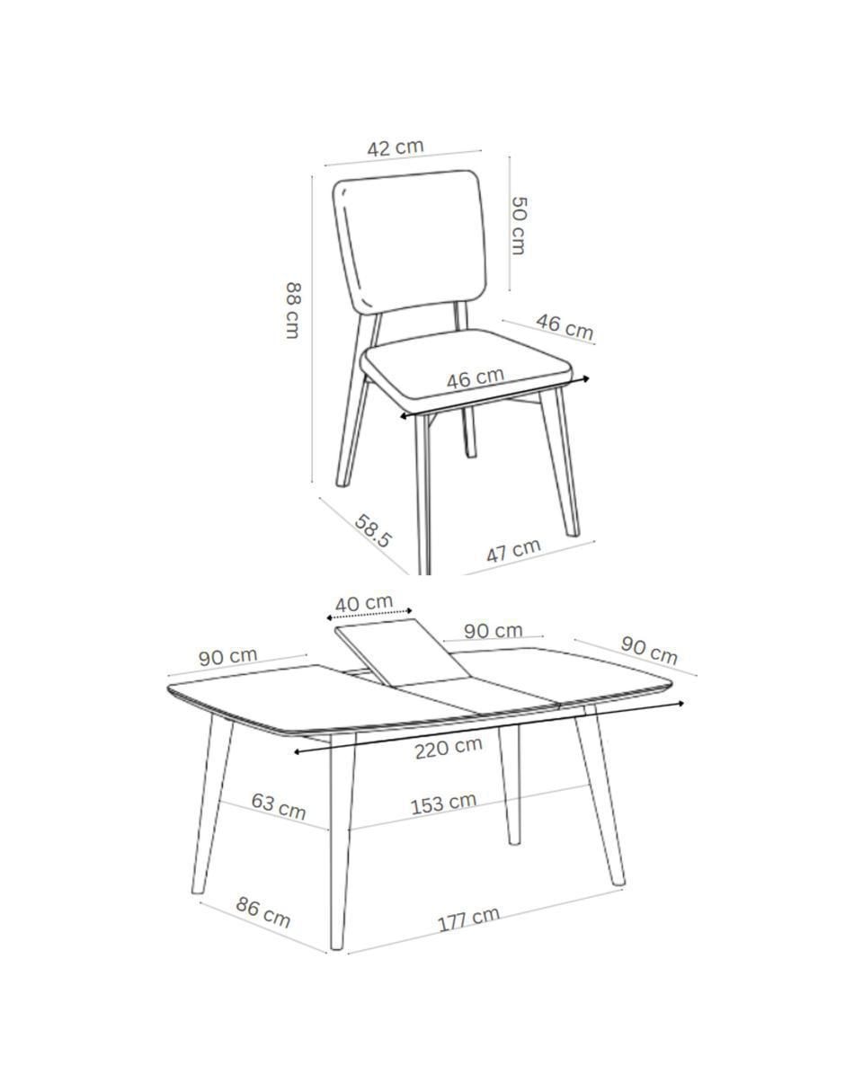 Comedor para 6 personas 8