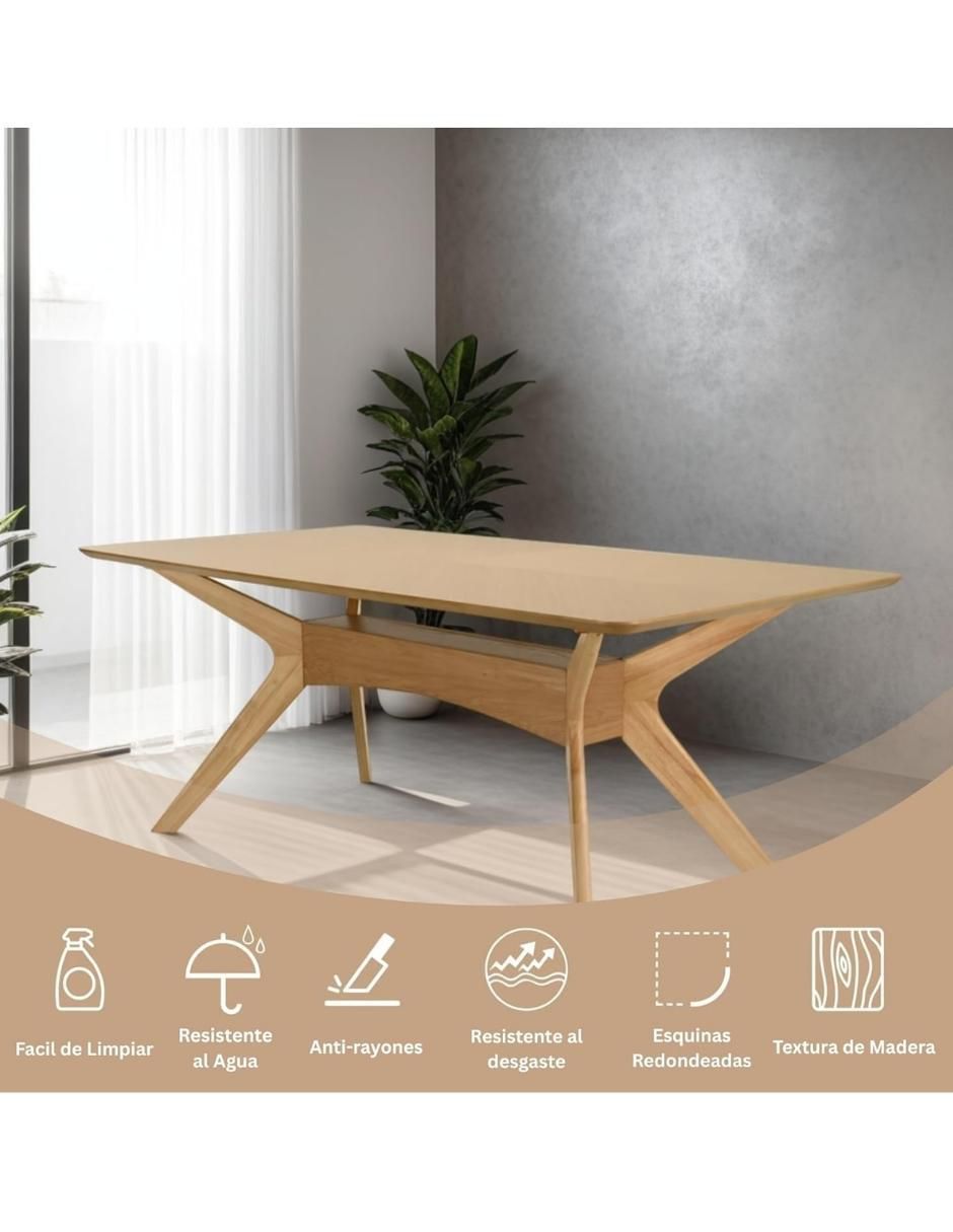 Mesa de comedor armable dixon 5