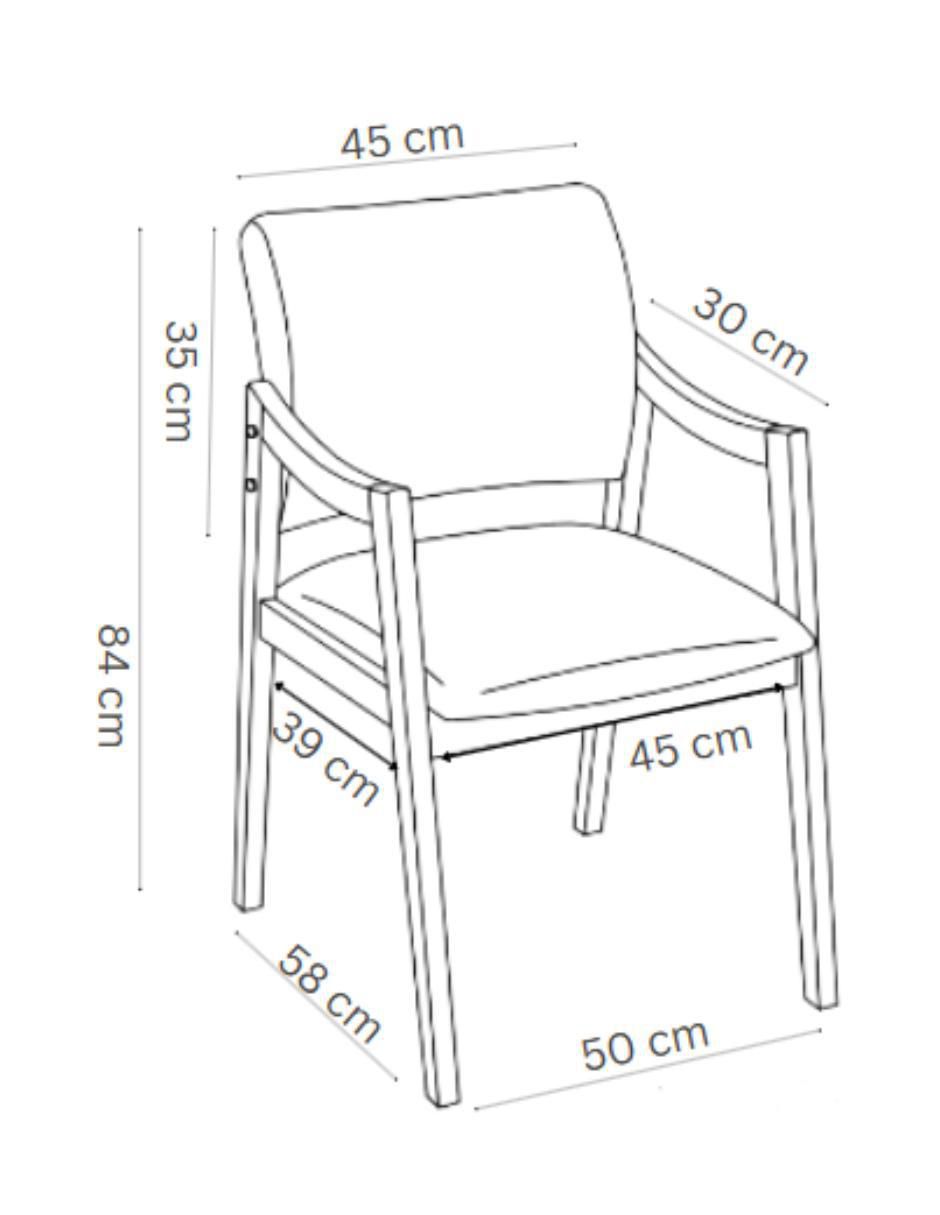 Set de sillas 4 piezas Lesson de madera 7