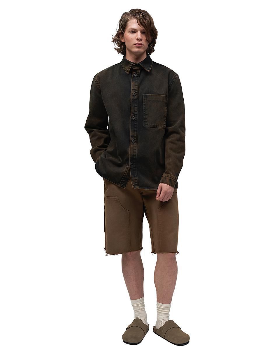 Camisa casual manga larga para hombre 4