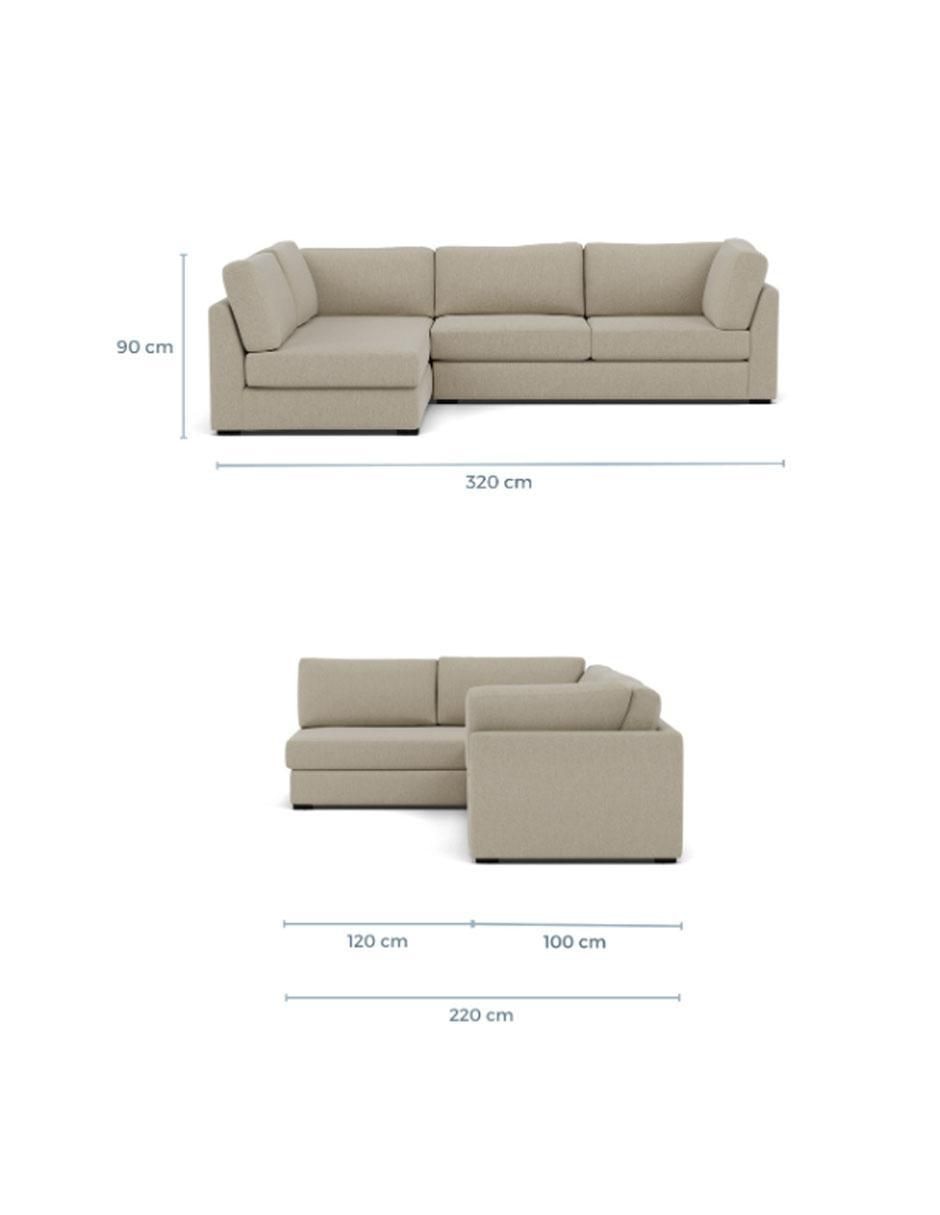 Sala modular izquierda de madera pino 7