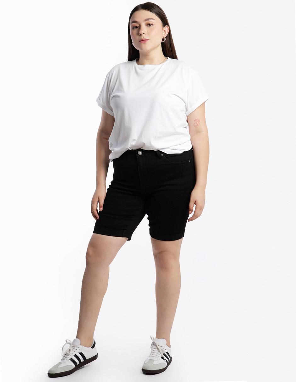 Bermuda de mezclilla para mujer