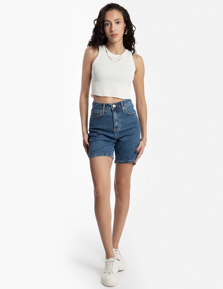 Short de mezclilla para mujer