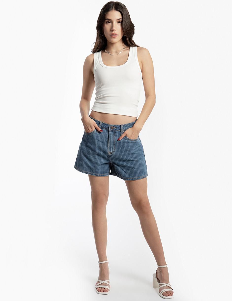 Short de mezclilla para mujer