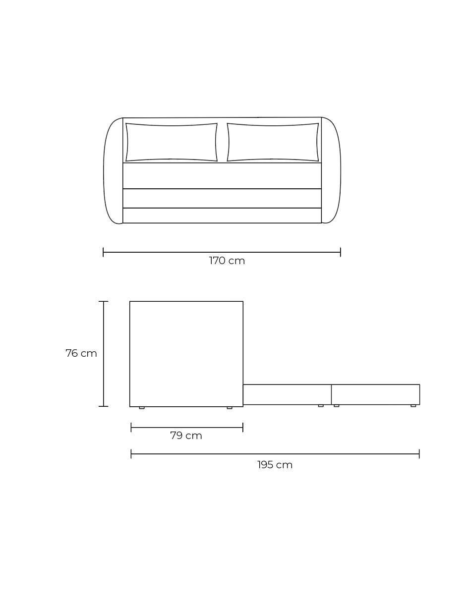 Sofá cama Rio Converticama de madera 2