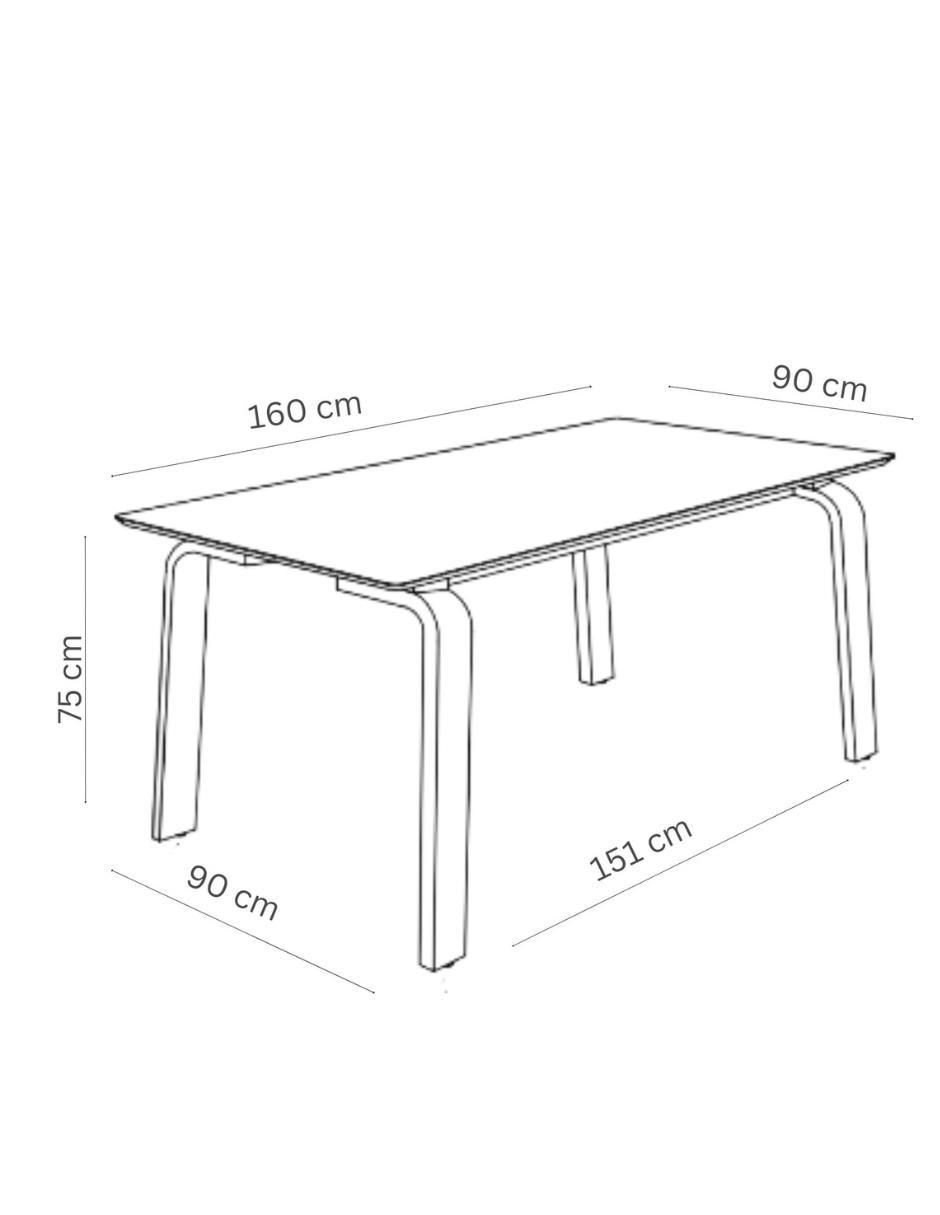 Mesa de comedor Gin 12