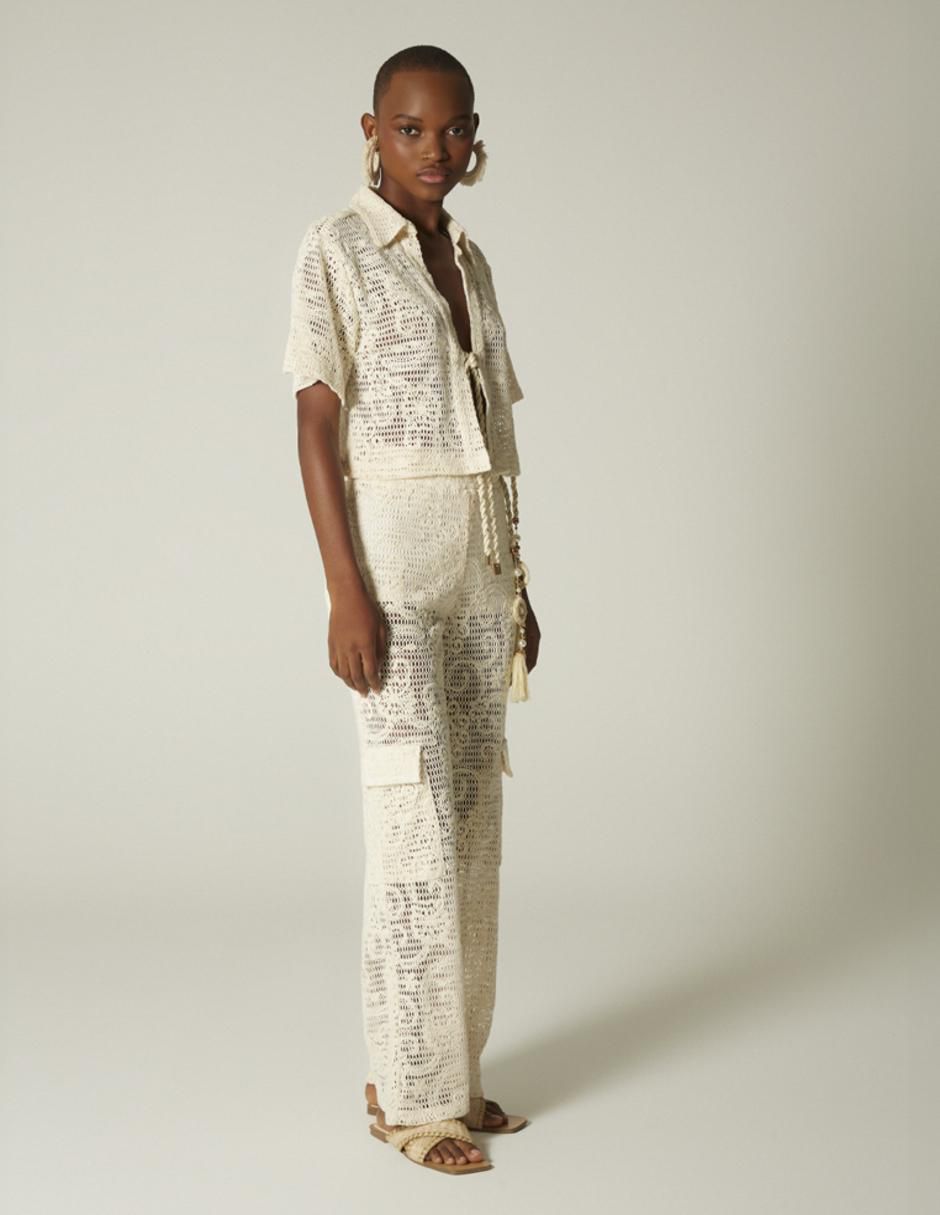 Pantalón regular para mujer