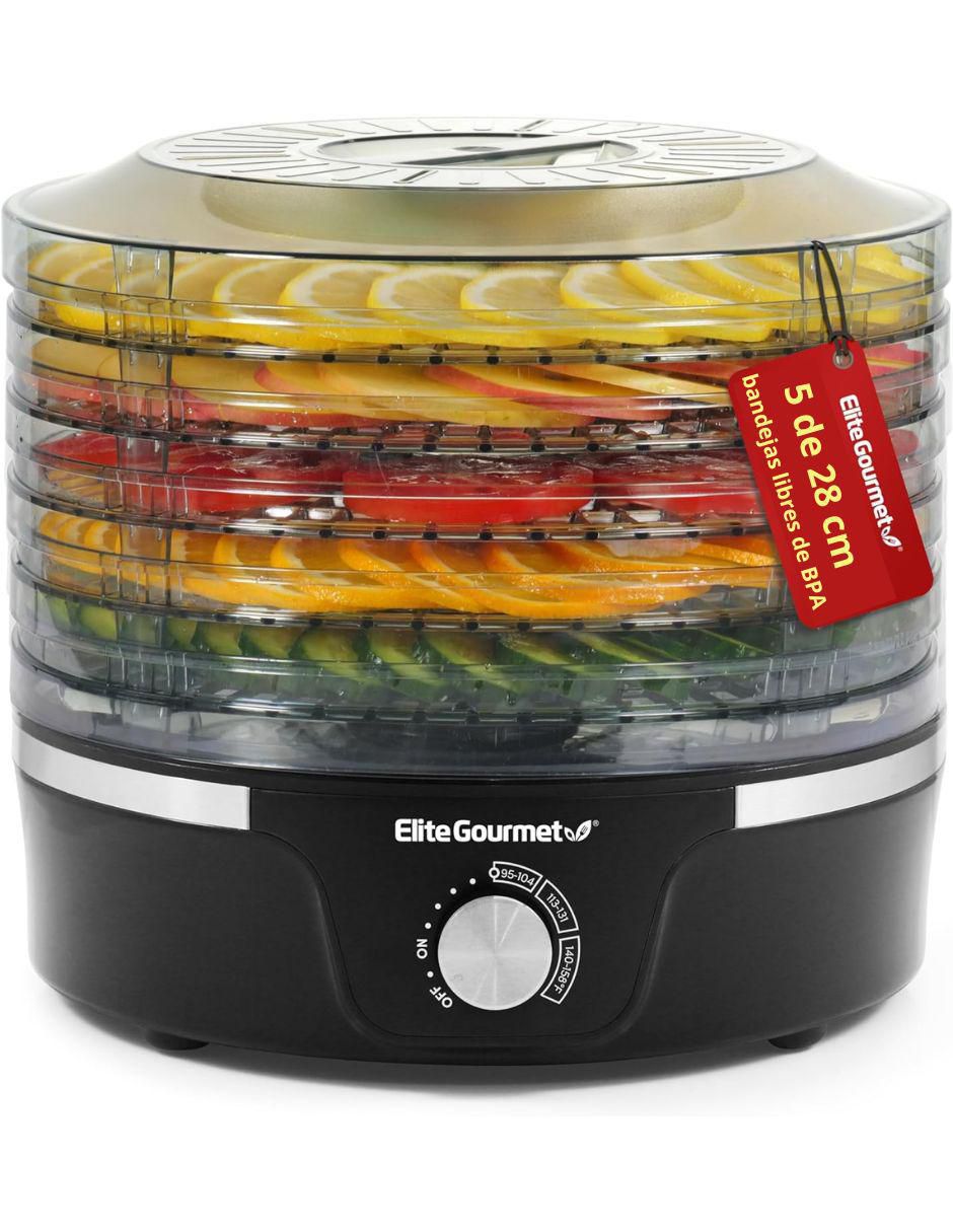 DESHIDRATADOR EFD319 ELITE GOUR, NEGRO 2