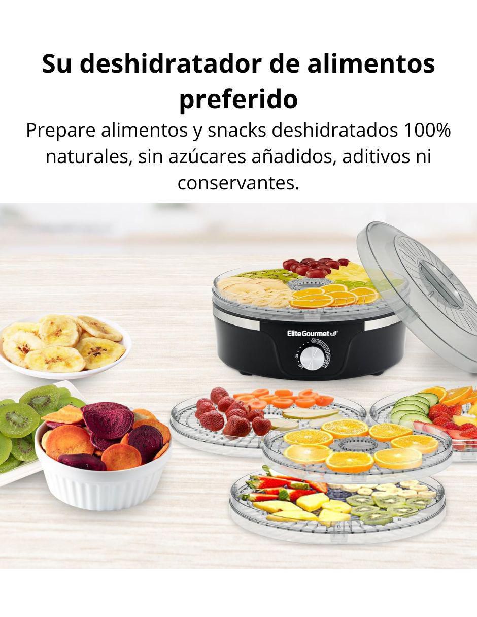 DESHIDRATADOR EFD319 ELITE GOUR, NEGRO 7