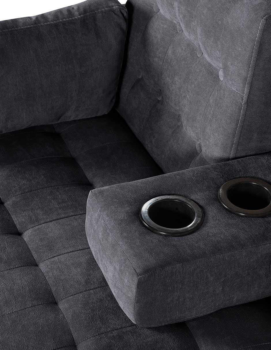 Sala modular Makora de velvet