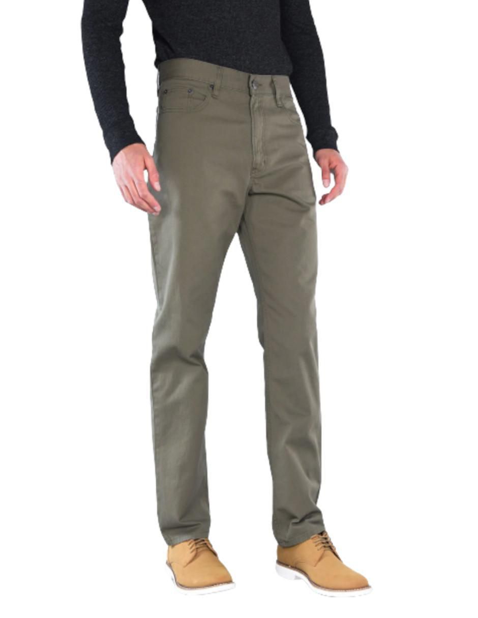 Pantalón recto de gabardina para hombre 3
