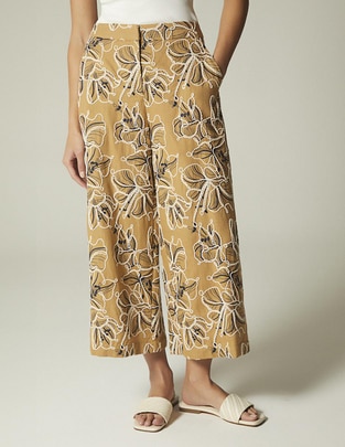 Pantalón relaxed amplio para mujer