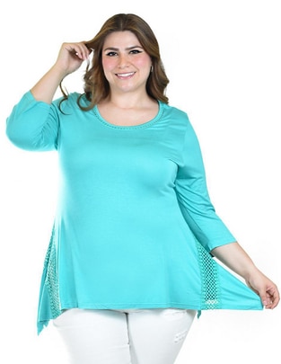 Blusa manga 3/4 para mujer 1