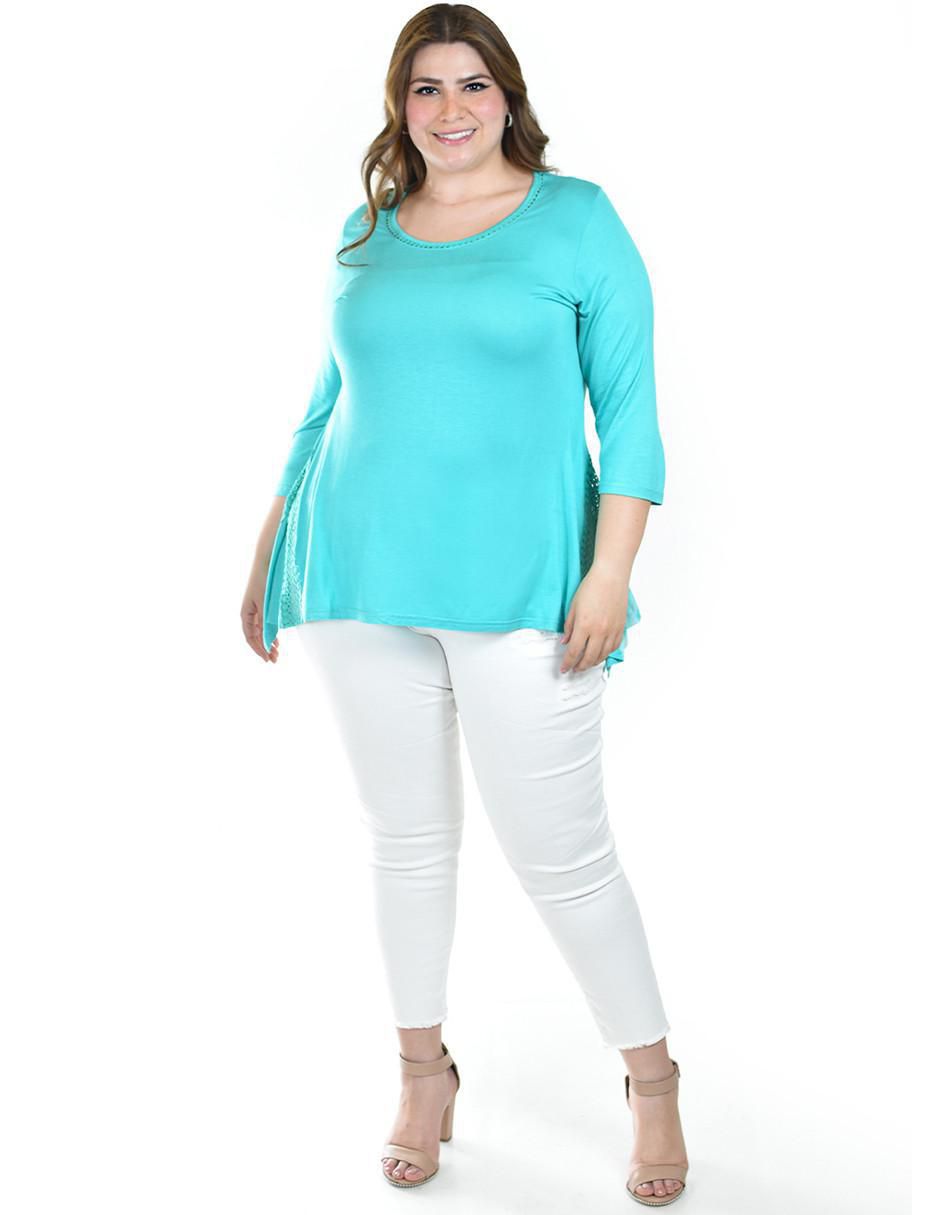 Blusa manga 3/4 para mujer 10