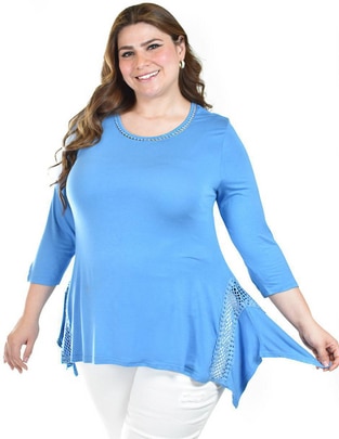 Blusa manga 3/4 para mujer 1