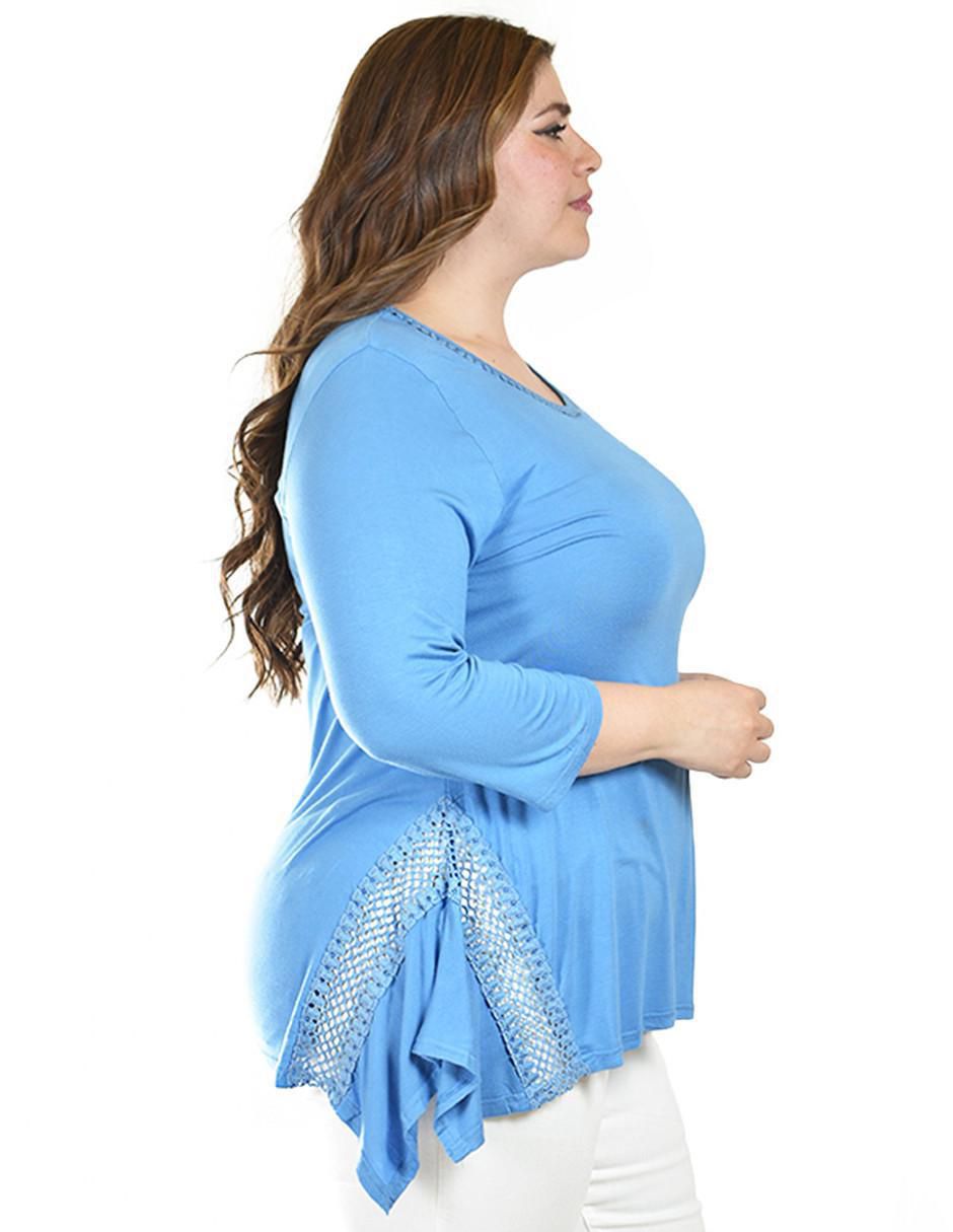 Blusa manga 3/4 para mujer 7