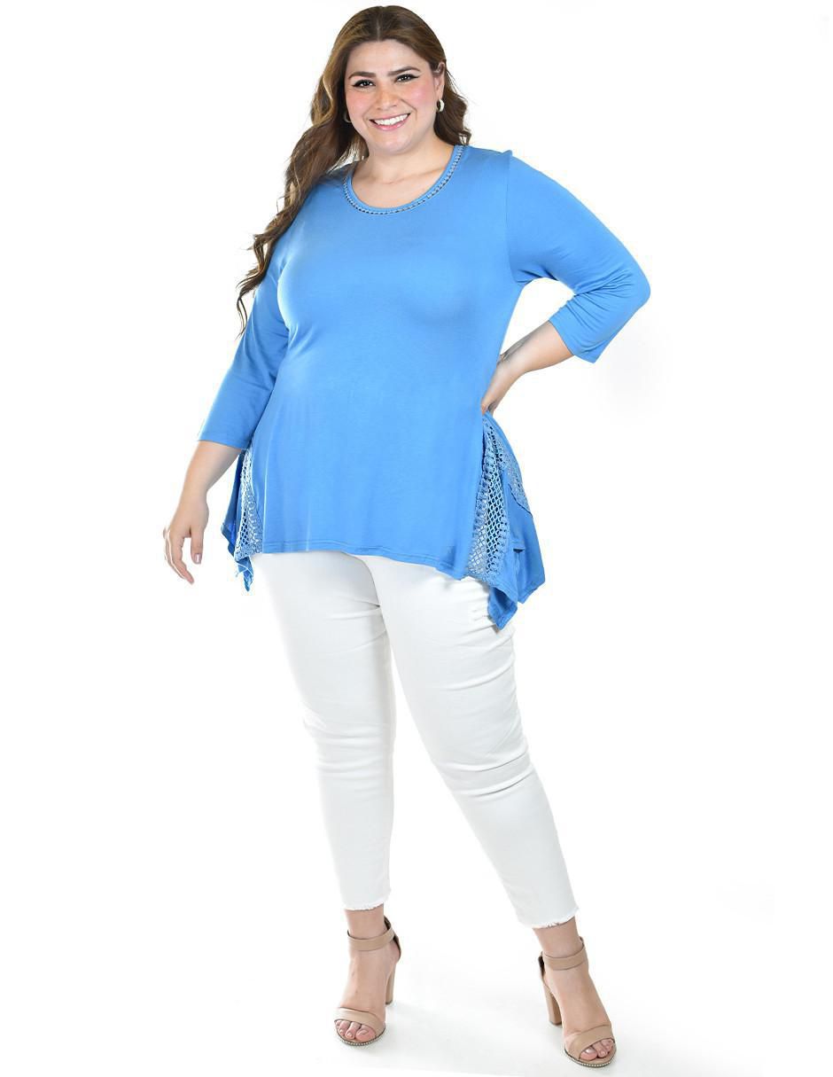 Blusa manga 3/4 para mujer 10