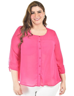 Blusa manga 3/4 para mujer 1