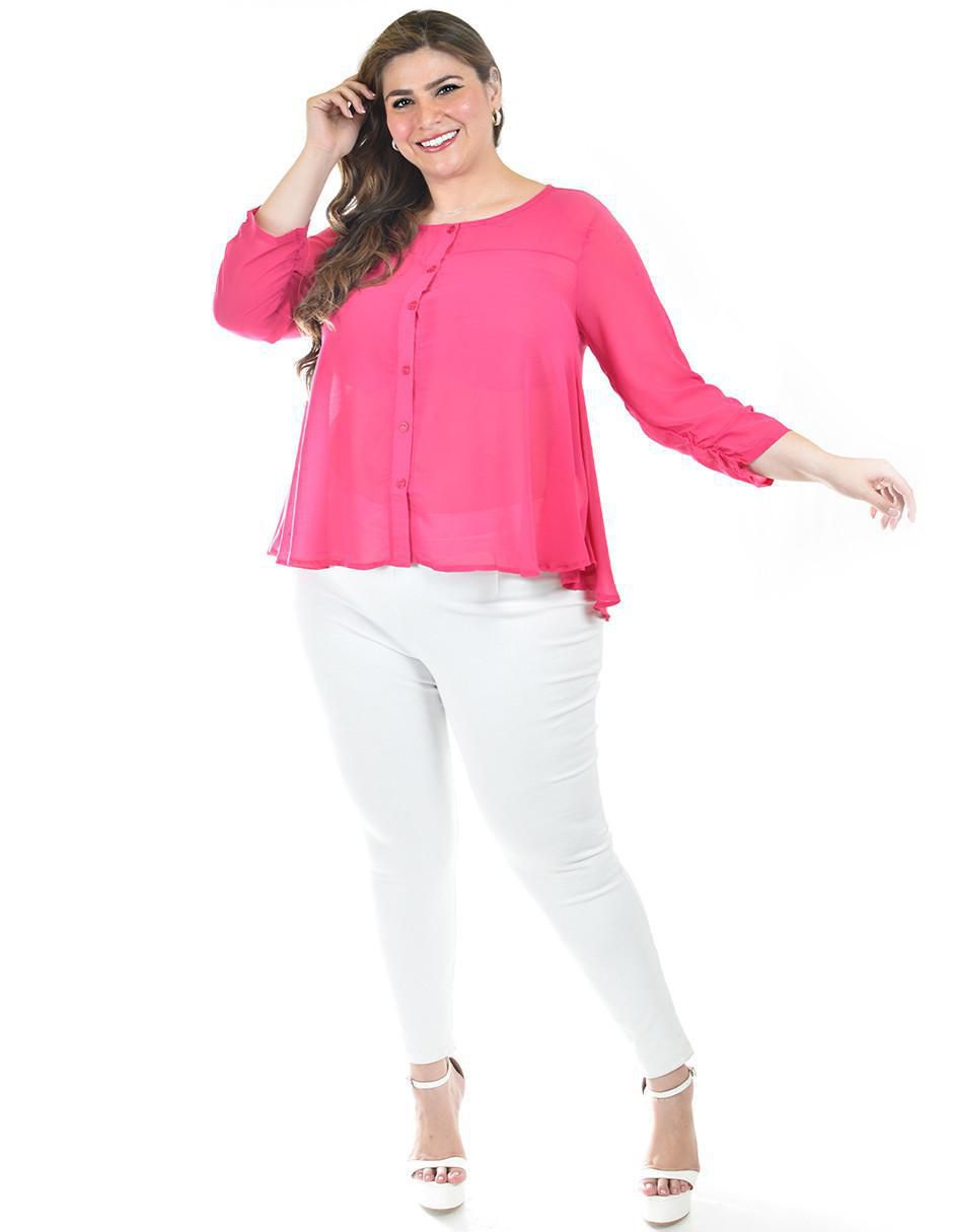 Blusa manga 3/4 para mujer 9