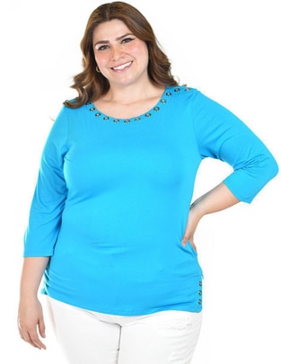 Blusa manga 3/4 para mujer 1
