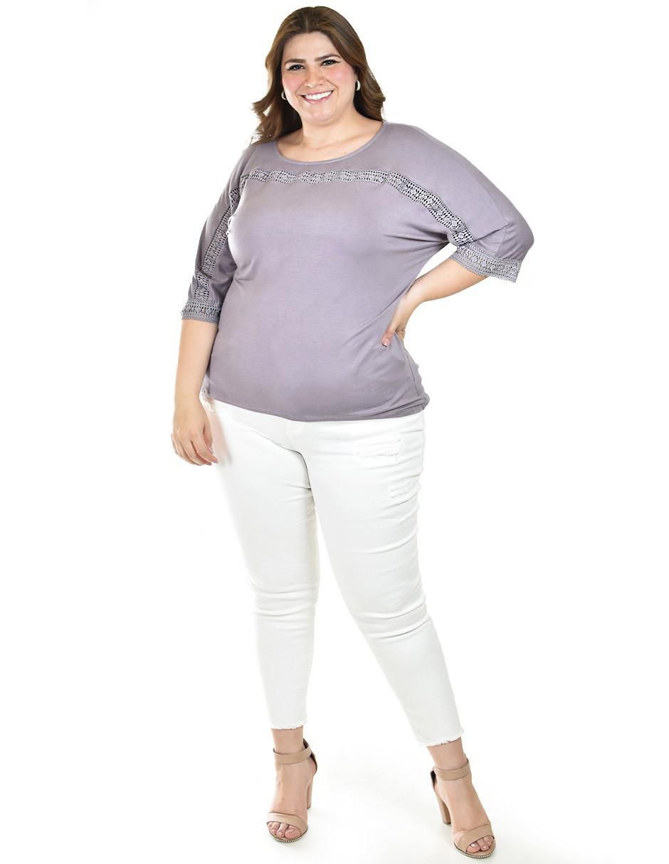 Blusa manga 3/4 para mujer 10