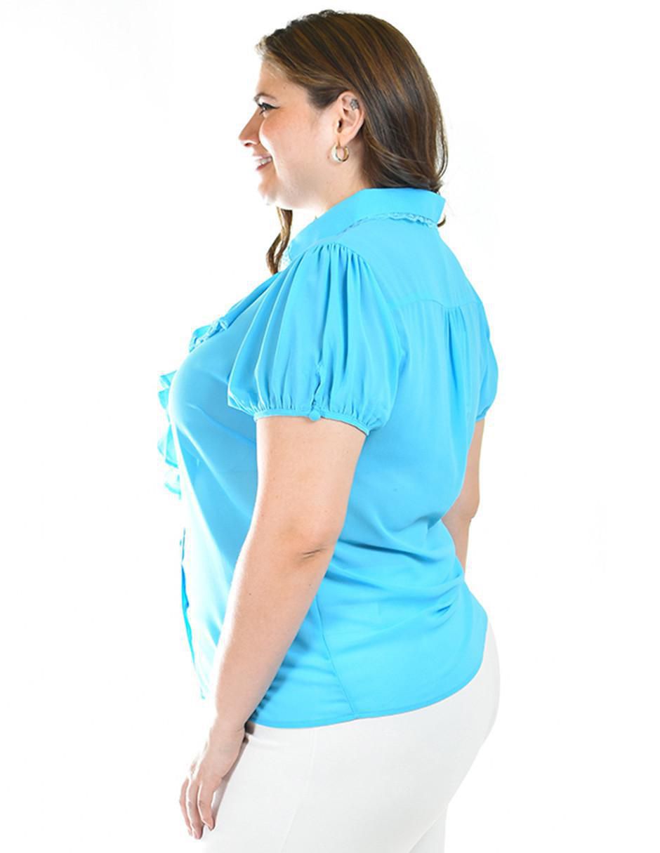 Blusa manga corta para mujer 7