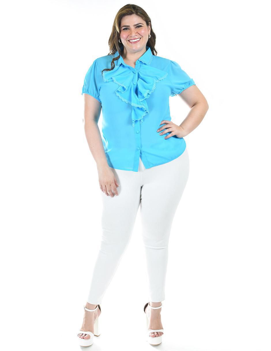 Blusa manga corta para mujer 10