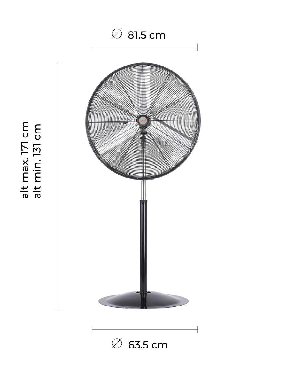 Ventilador de pedestal 3 velocidades 6