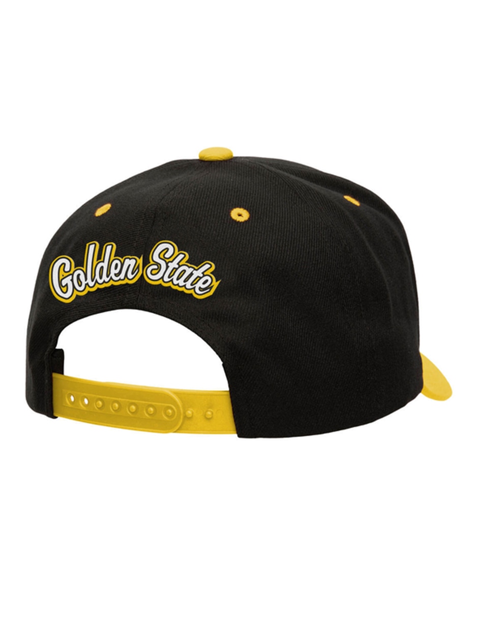Gorra visera curva snapback para básquetbol Lifestyle Golden State Warriors para adulto 2